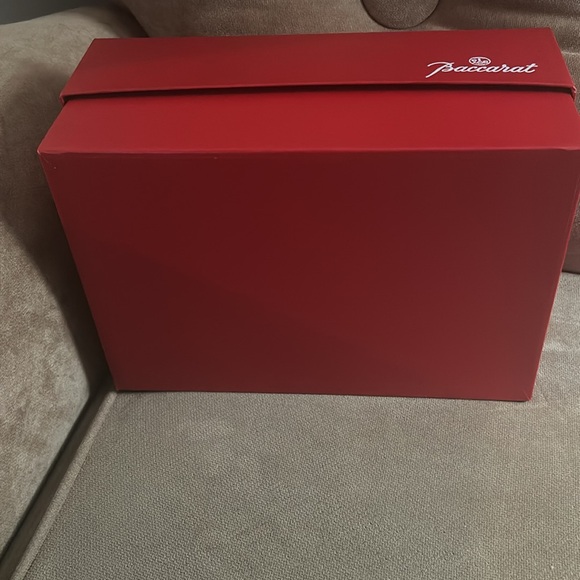 New n Box Baccarat Glass French Regency Short Candlestick Holders LOUIS XIV - Picture 5 of 5